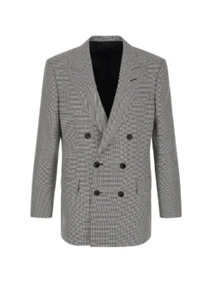 TOM FORD チェック柄ジャケット グレー Tom Ford（トム・フォード）メンズ テーラードジャケット ブレザー