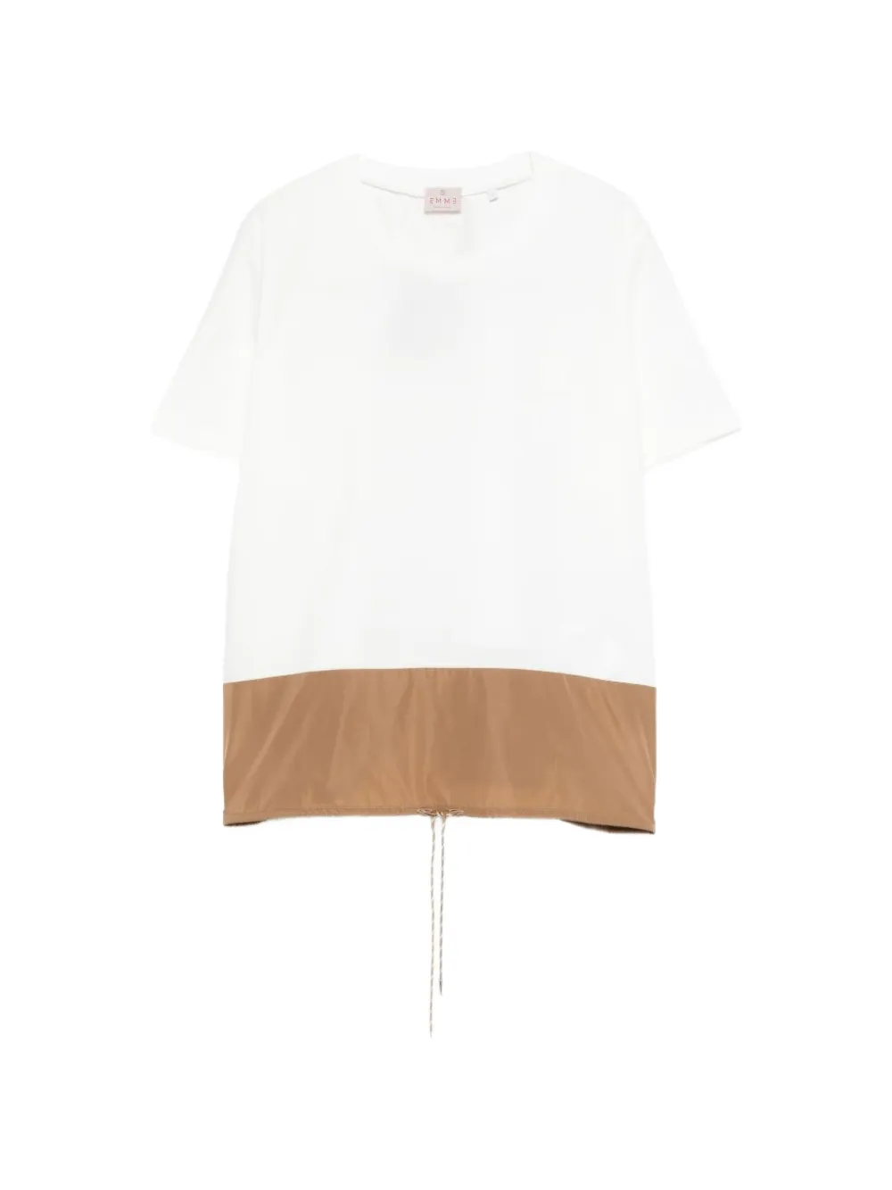 Marella contrasting-trim T-shirt - Toni neutri
