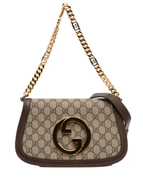 Gucci Pre-Owned 2016-2025 Small GG Supreme Blondie Chain satchel