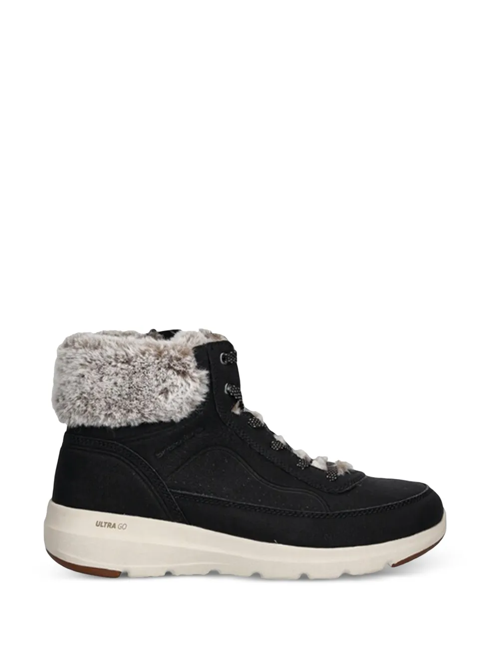 Skechers Glacial Ultra snowboots met veters Zwart