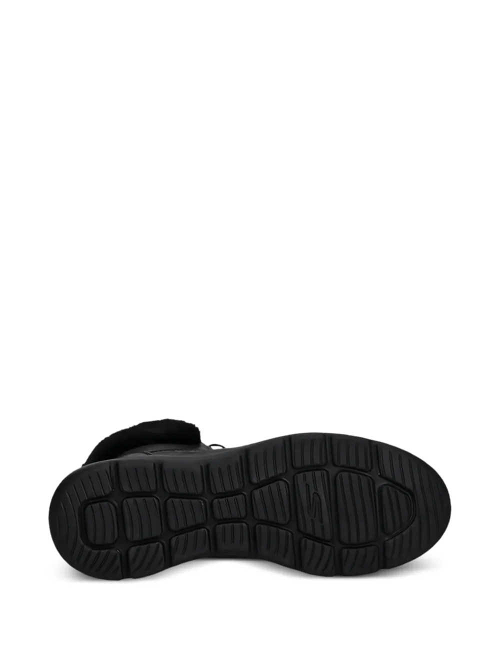 Skechers Laarzen met pompon en bont Zwart