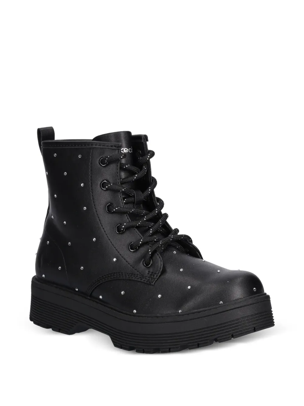Skechers Stivali stringati con borchie - Nero