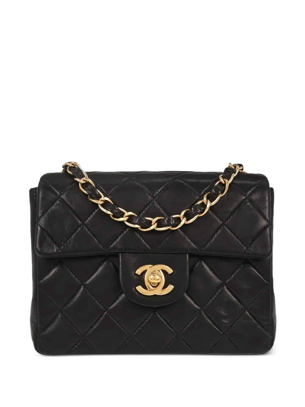 CHANEL Pre-Owned 2002-2003 mini Classic Square flap shoulder bag - Nero