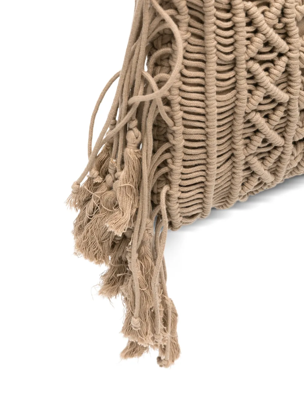 TWINSET Schoudertas met kwastje Beige