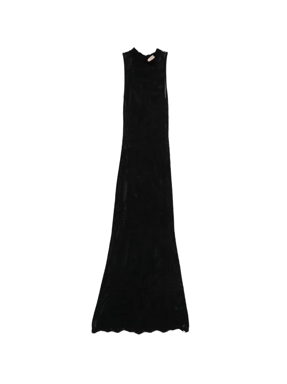TWINSET round-neck maxi dress - Nero
