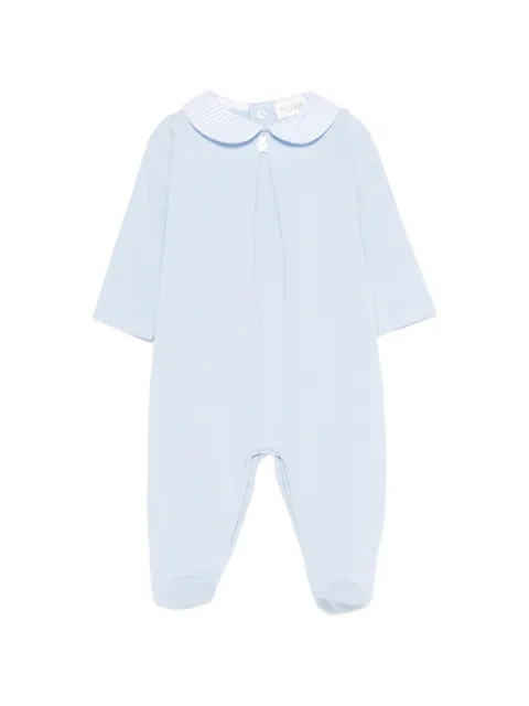 NANAN striped-collar pajamas