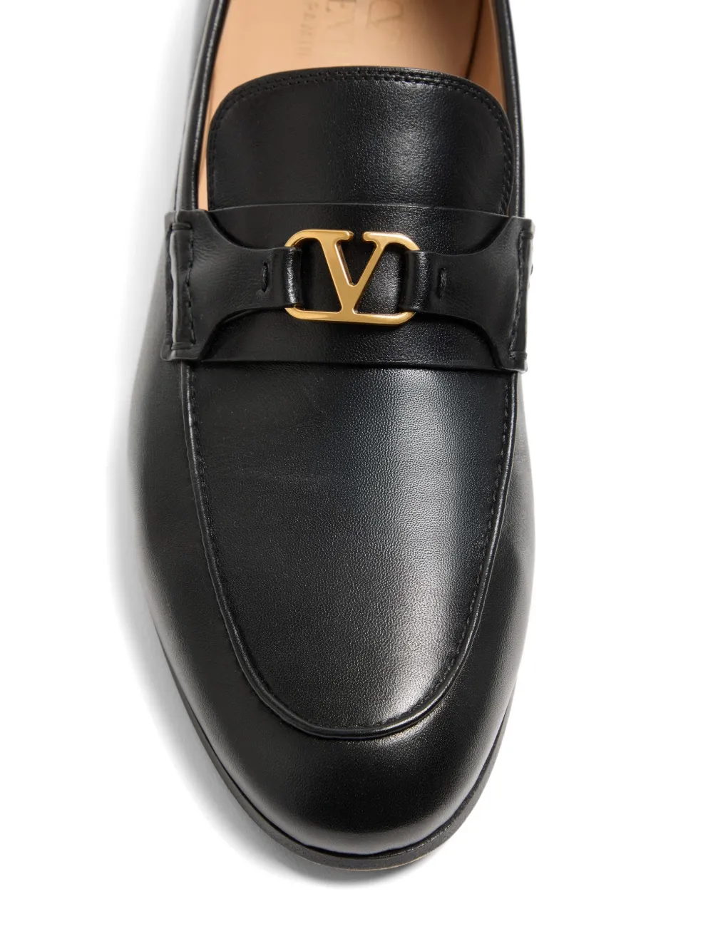 Valentino Garavani VLogo Signature nappa leren loafers Zwart