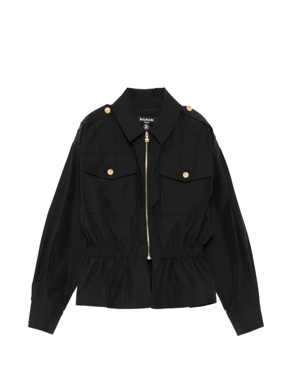 Balmain Kids Giacca con tasche e bottoni - Nero