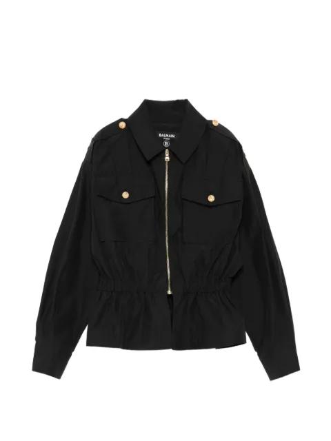 Balmain Kids button pocket jacket