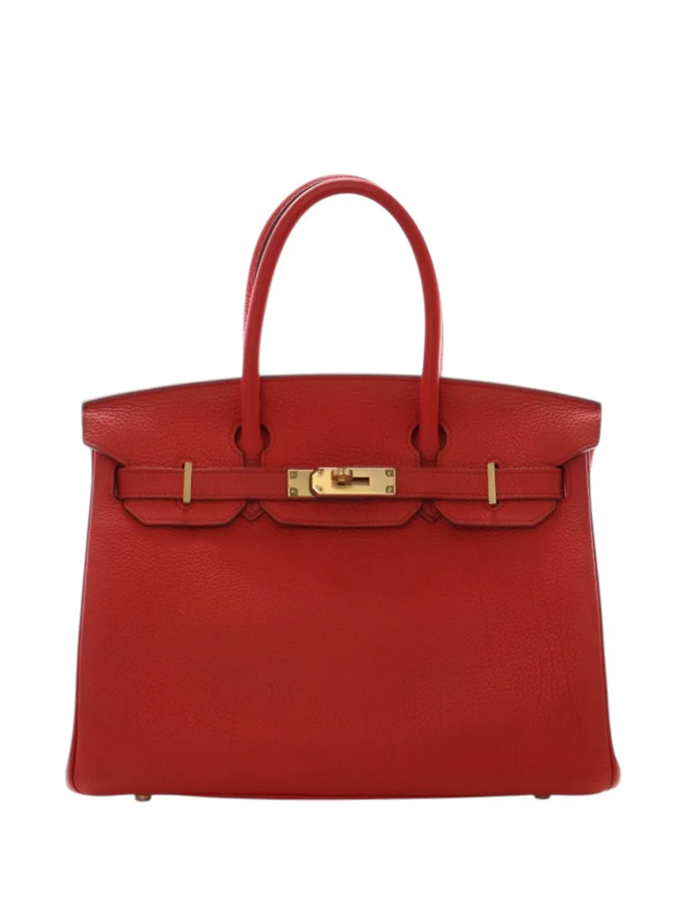 Hermès Pre-Owned 2013 Togo Birkin Retourne 30 handbag - Rosso