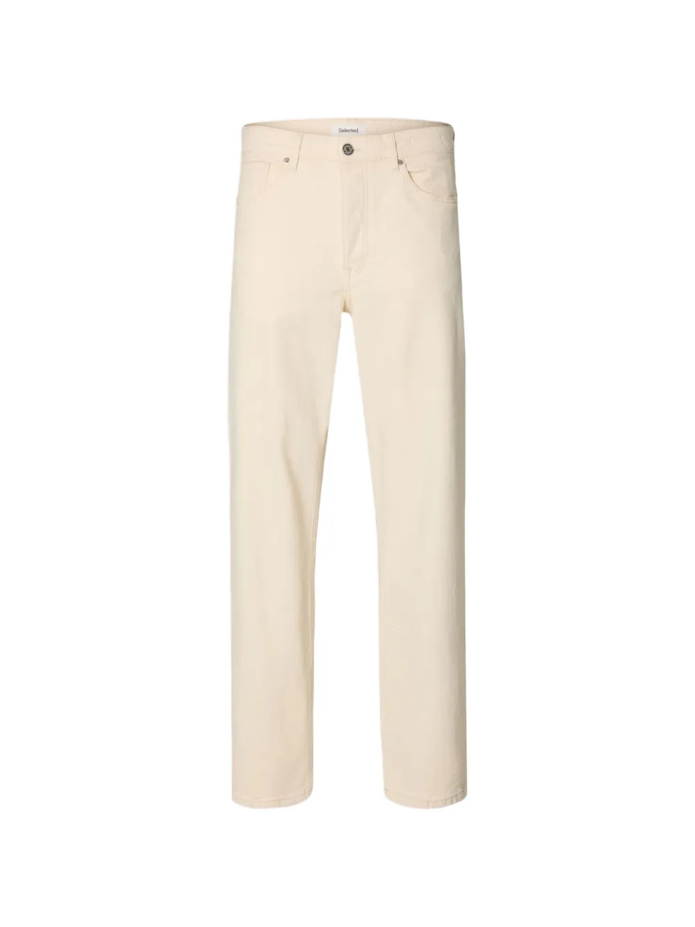 SELECTED loose-fit trousers - Toni neutri