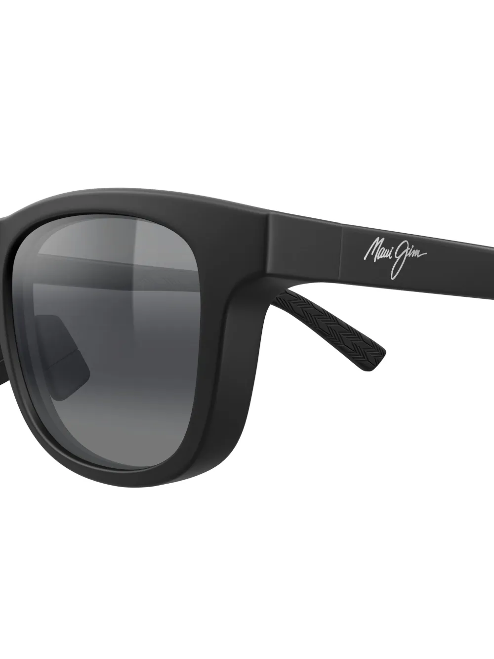 Maui Jim Aliali zonnebril met vierkant montuur Zwart