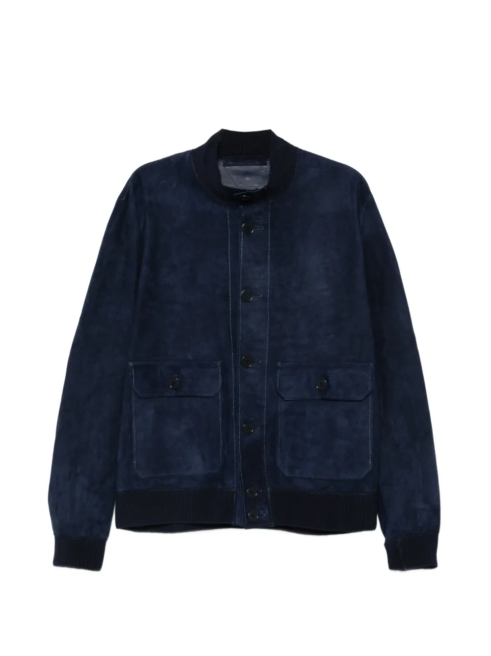 Salvatore Santoro suede jacket - Blu