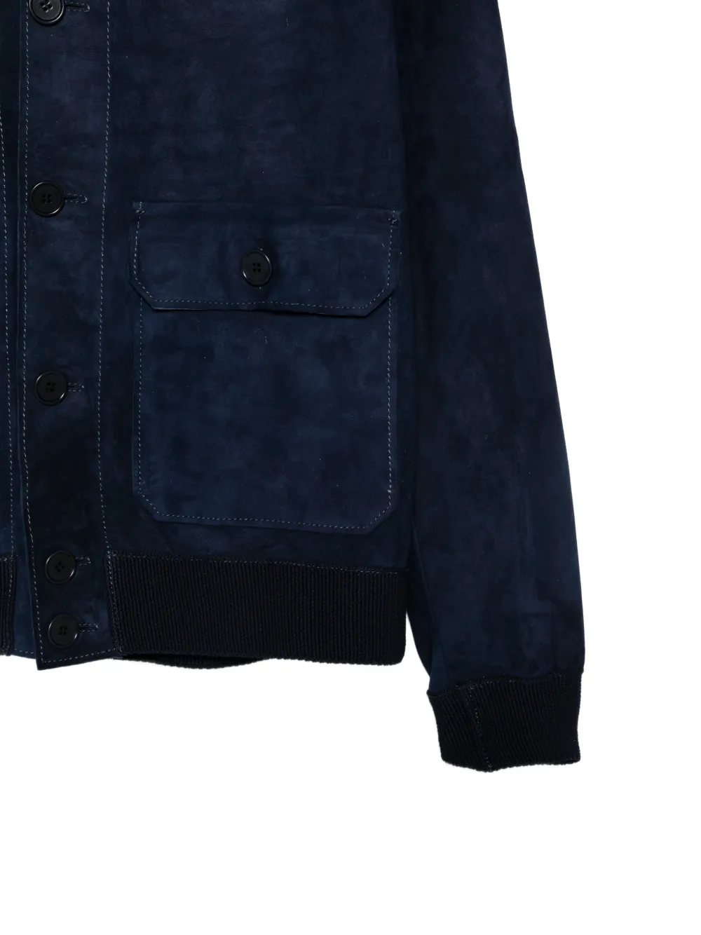 Salvatore Santoro Suède jack Blauw
