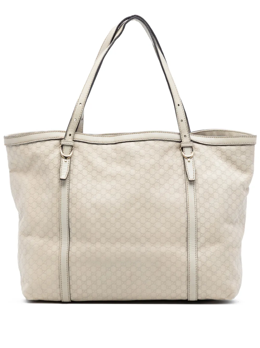 Gucci Pre-Owned 2016-2026 Microguccissima Nice tote bag - White