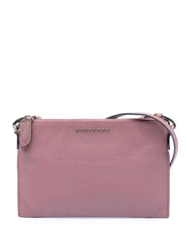 Burberry Pre-Owned 2000-2017 レザー ペイトン ショルダーバッグ 