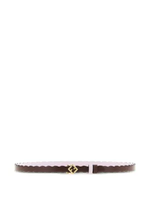 FENDI / フェンディ | ズッカ レオパード ベルト / 8C0303 | 70/28 | ブラウン | レディース FENDI フェンディ レオパード ベルト キャンバス/レザー レディース