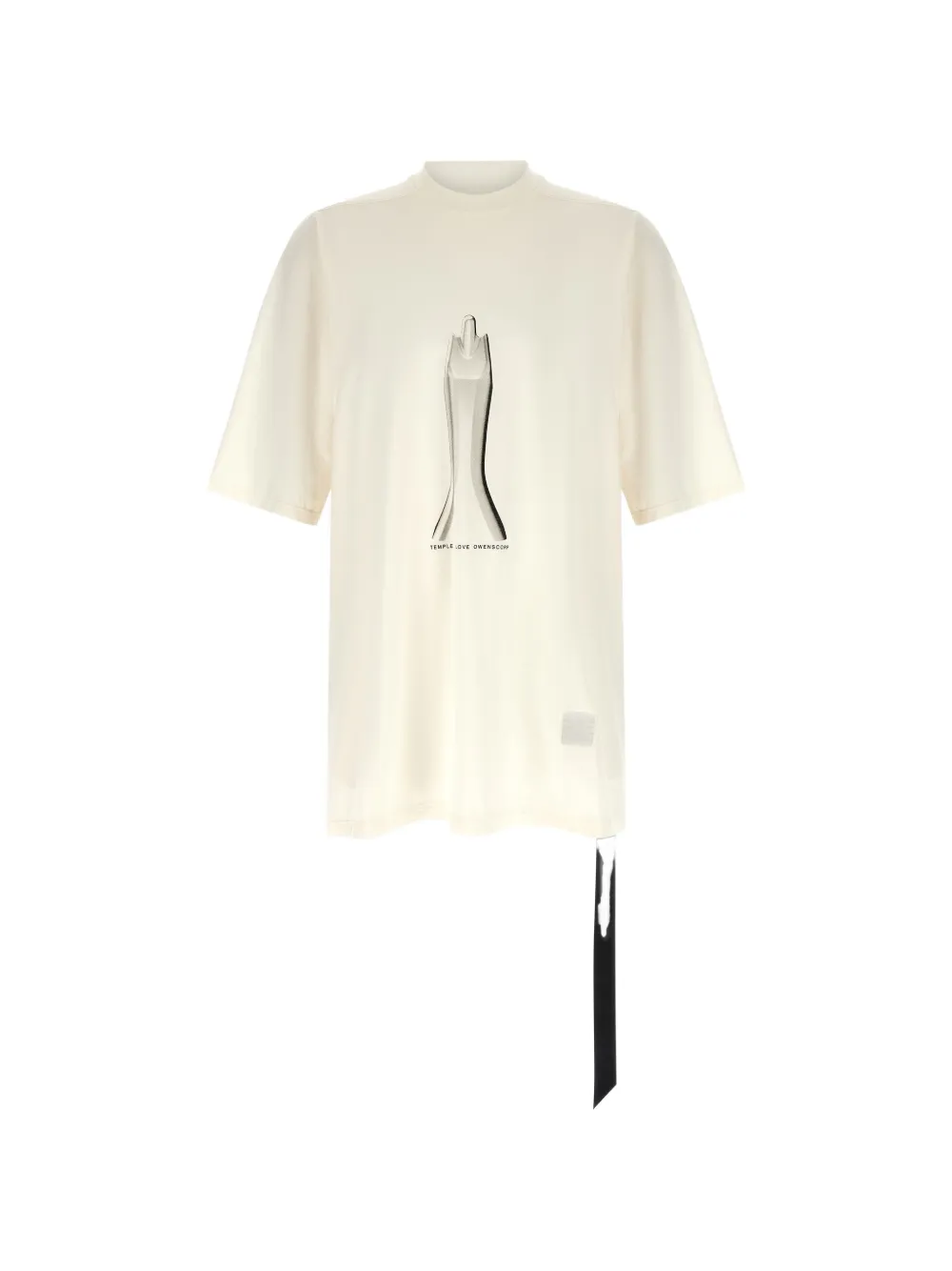 Rick Owens DRKSHDW Jumbo print T-shirt - Toni neutri