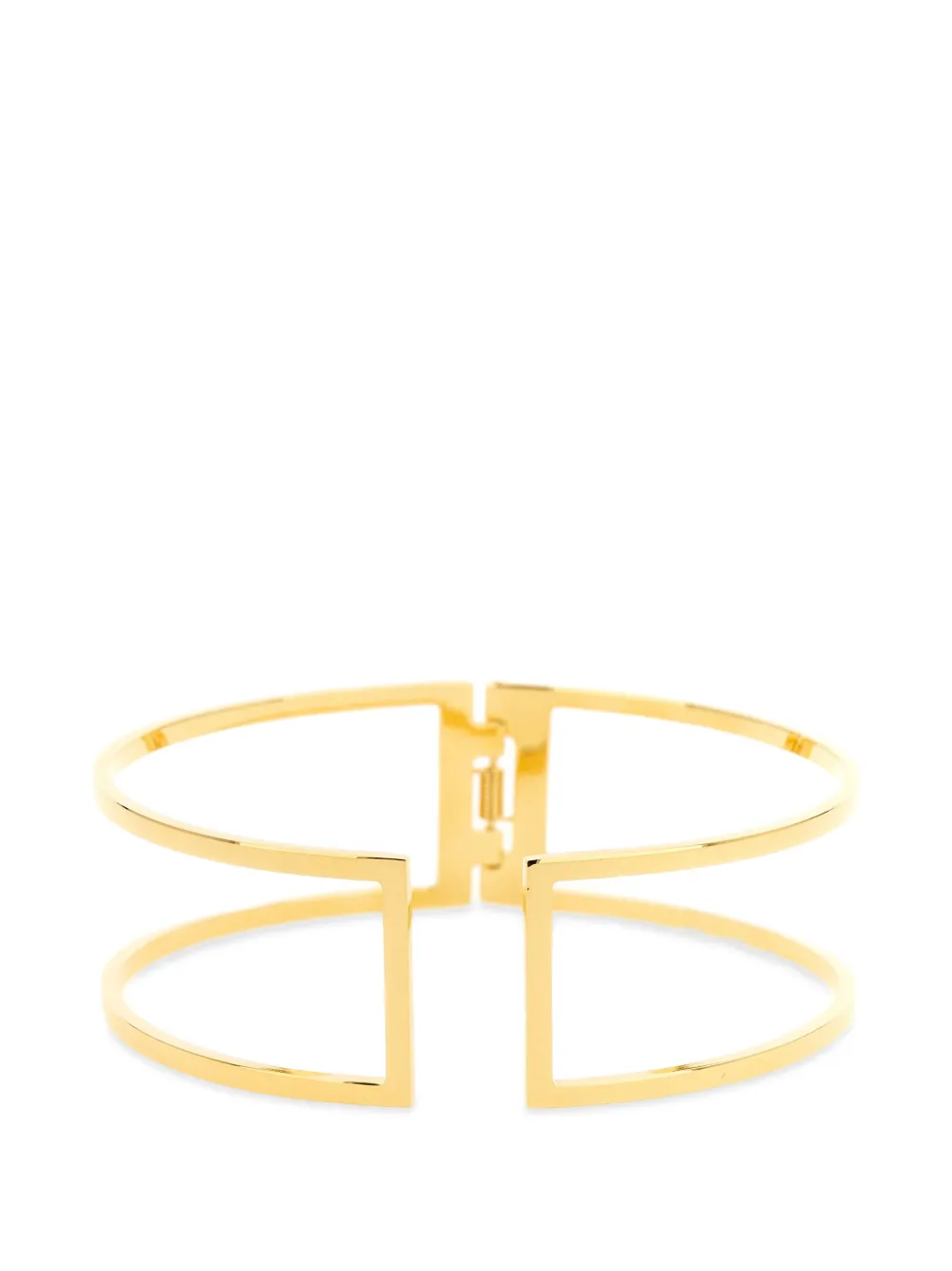 Elisabetta Franchi cut-out rigid necklace - Oro