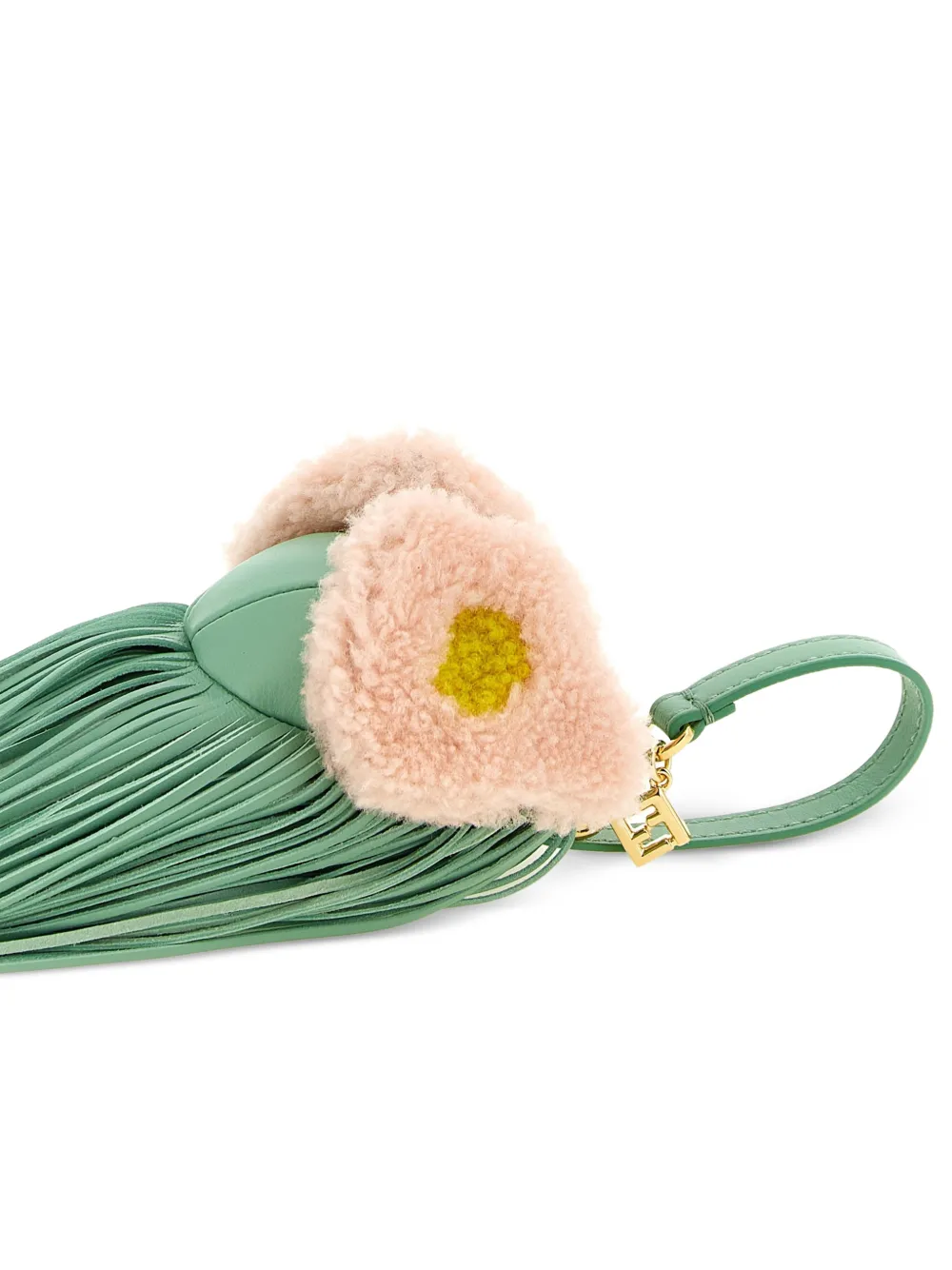  Fendi Charm Bag Bugs Para Bolso - Verde 