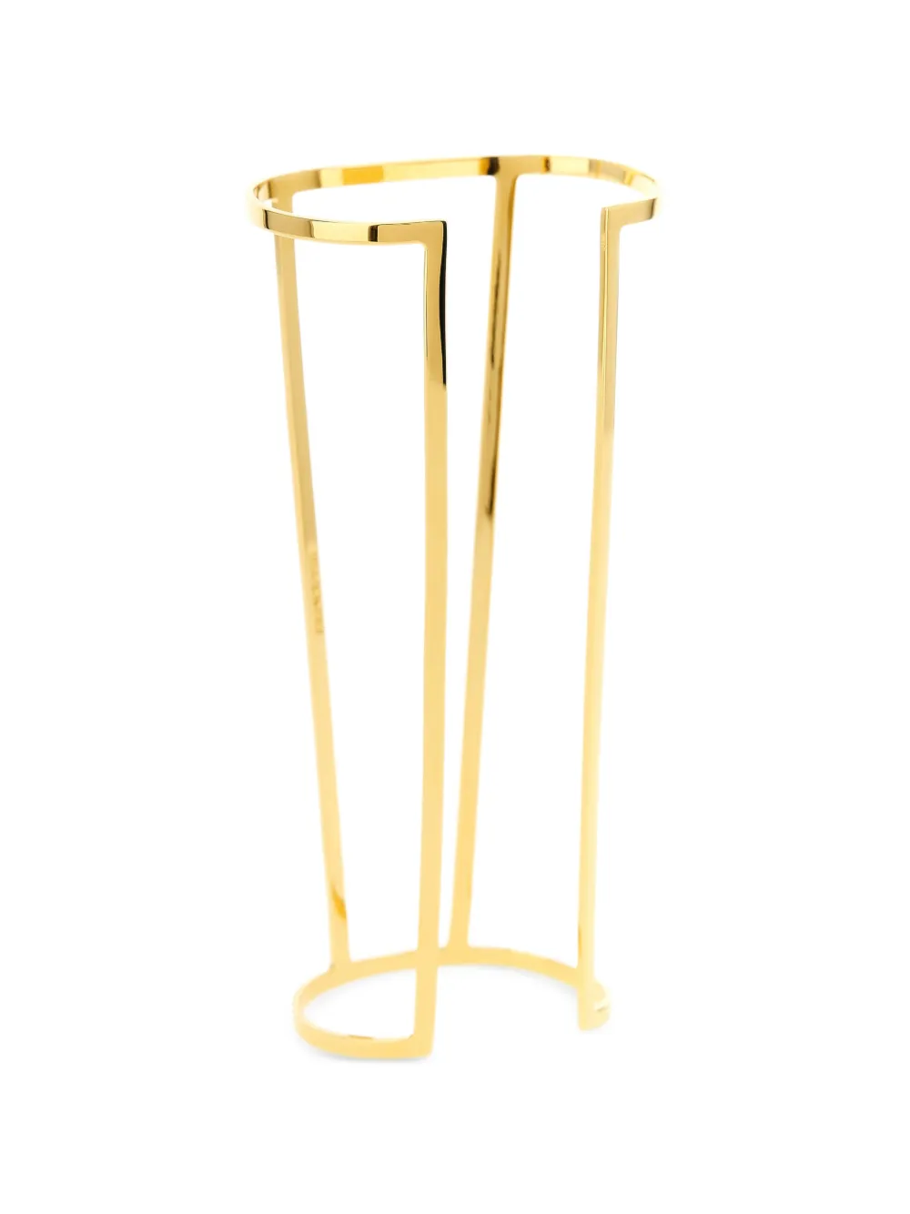 Elisabetta Franchi cut-out metal bangle - Gold