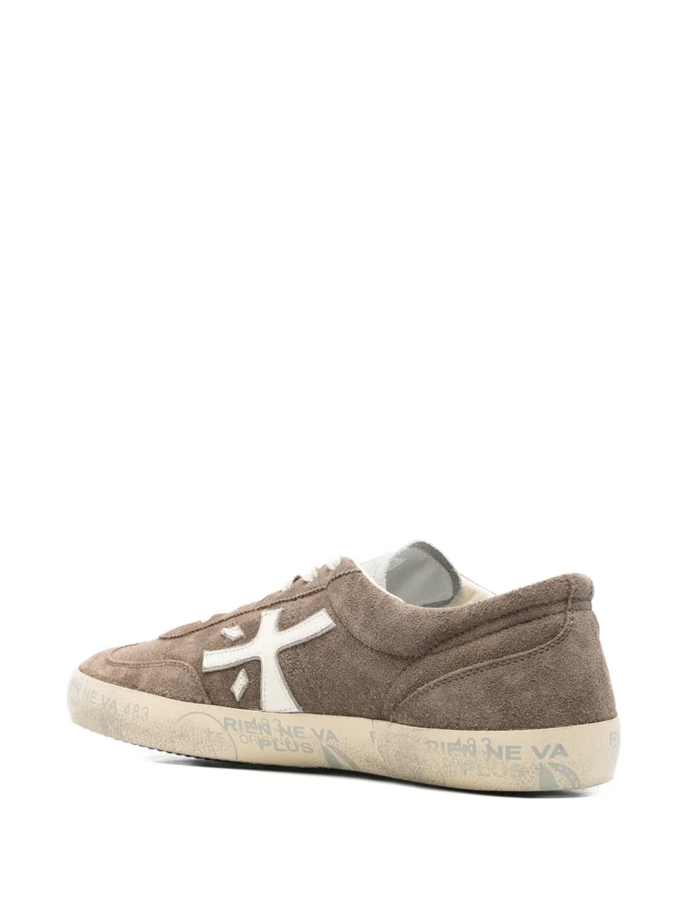 Premiata David logo-patch sneakers Bruin