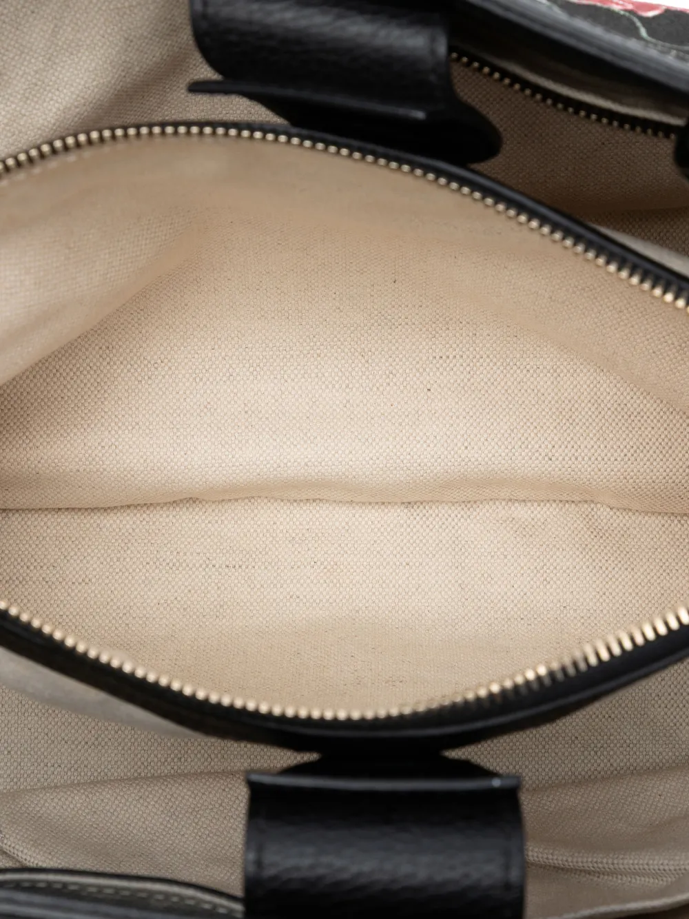 2016-2025 Medium Canvas Flora Knight Bamboo Shopper Satchel