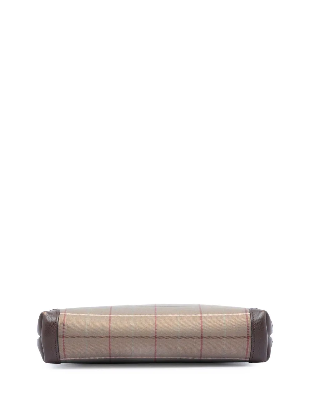 20th Century Vintage Check Canvas Clutch Bag