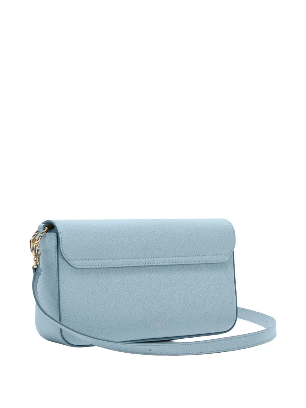 Furla Iride leren schoudertas Blauw