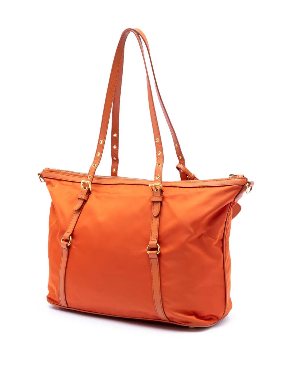 2010-2016 Saffiano Trimmed Tessuto Satchel
