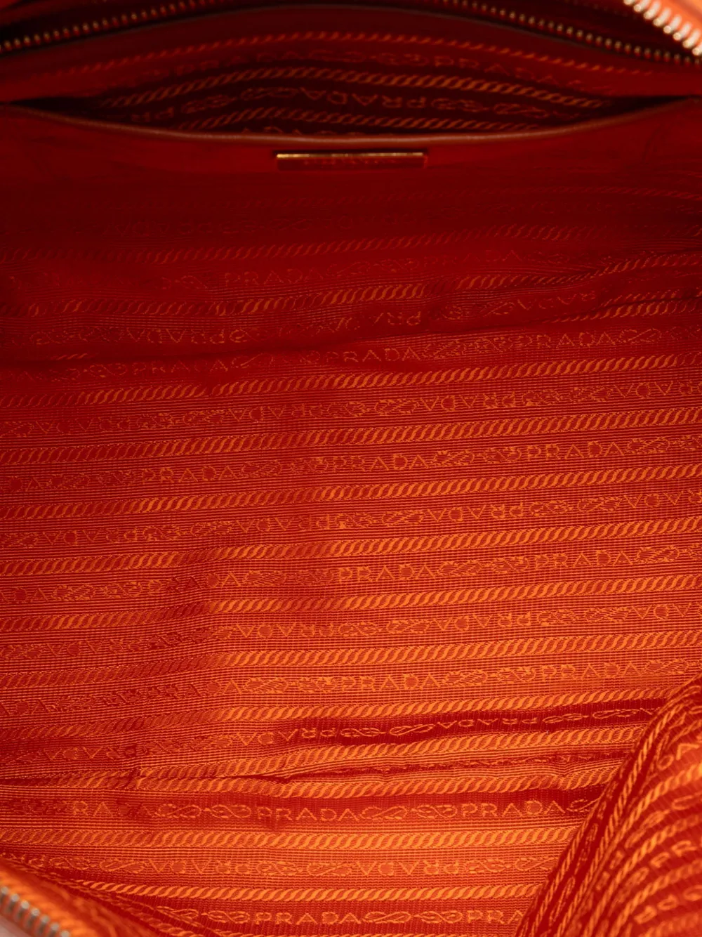 2010-2016 Saffiano Trimmed Tessuto Satchel