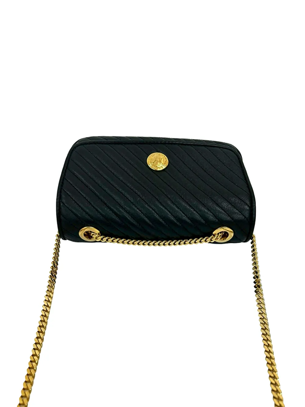 2008 Quilted Leather Chain Flap Crossbody Bag