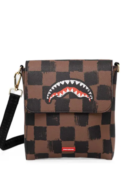 Sprayground checkered shark belt bag