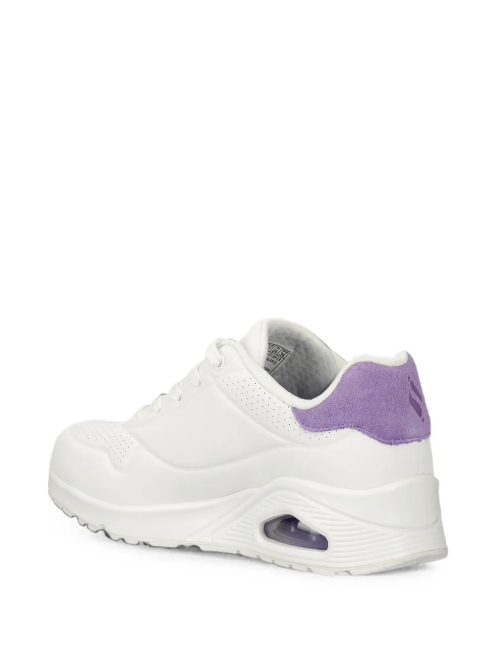Skechers Sneakers met geperforeerd vlak Wit