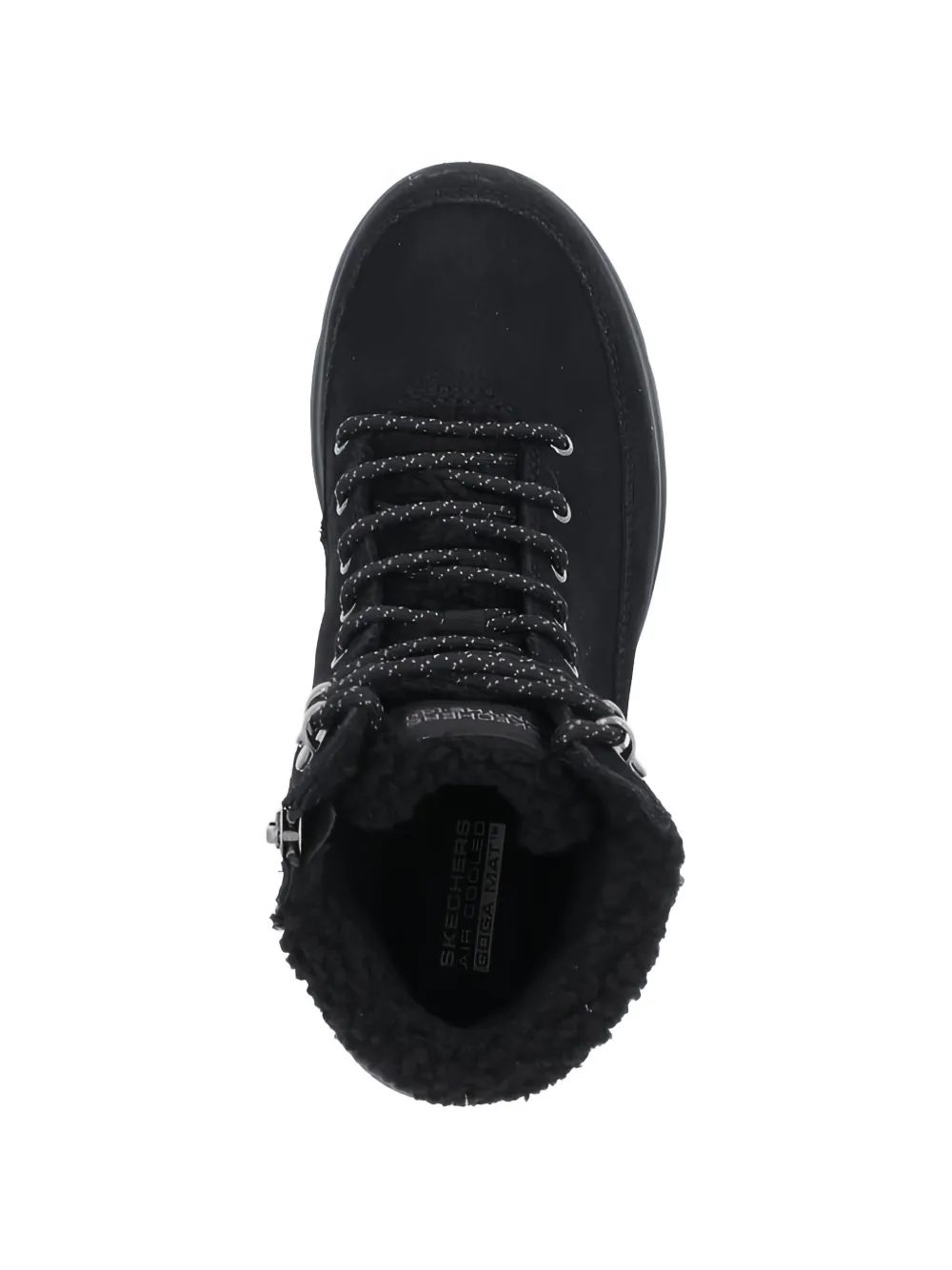 Skechers Veterlaarzen Zwart