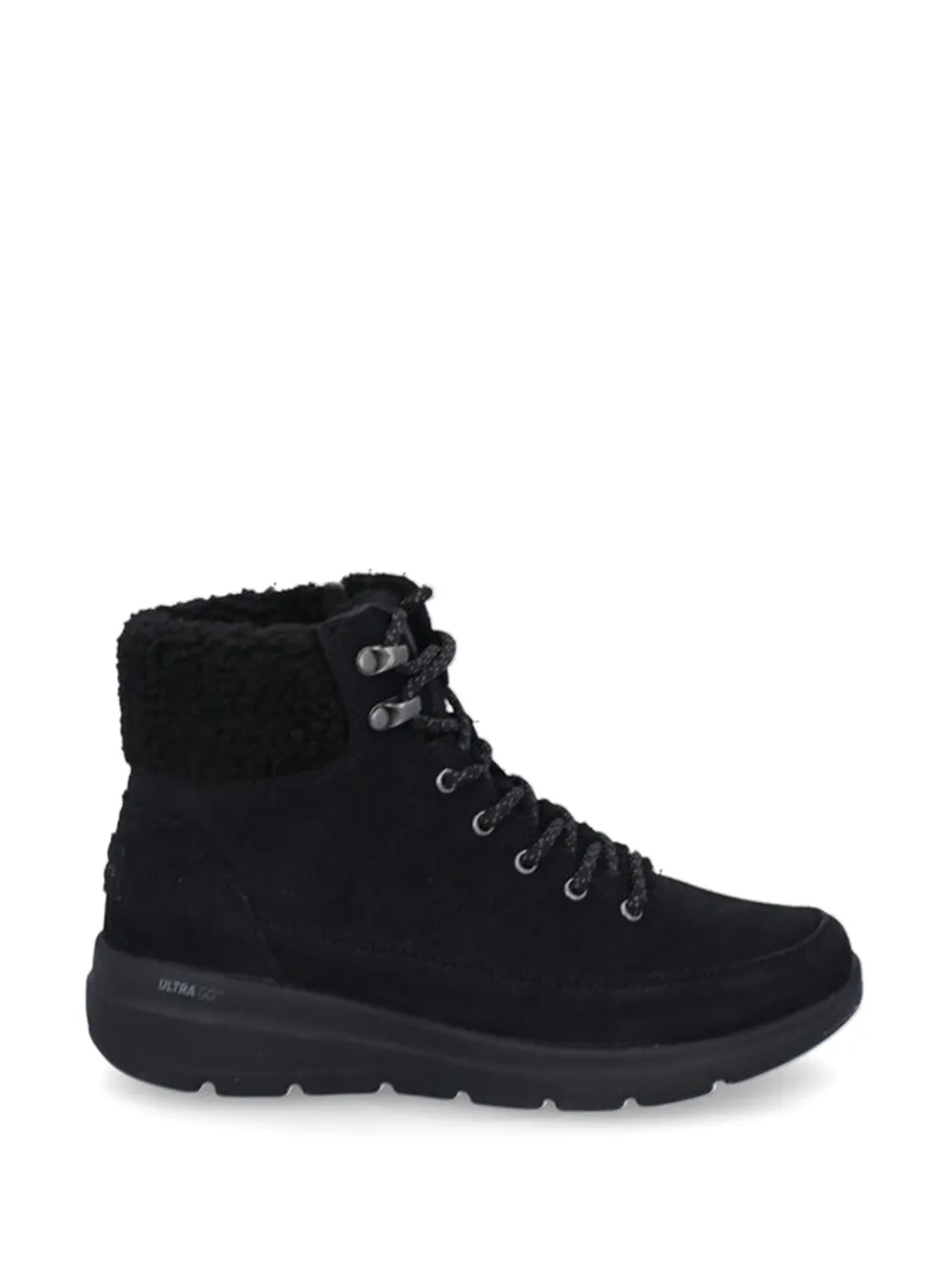 Skechers Veterlaarzen Zwart