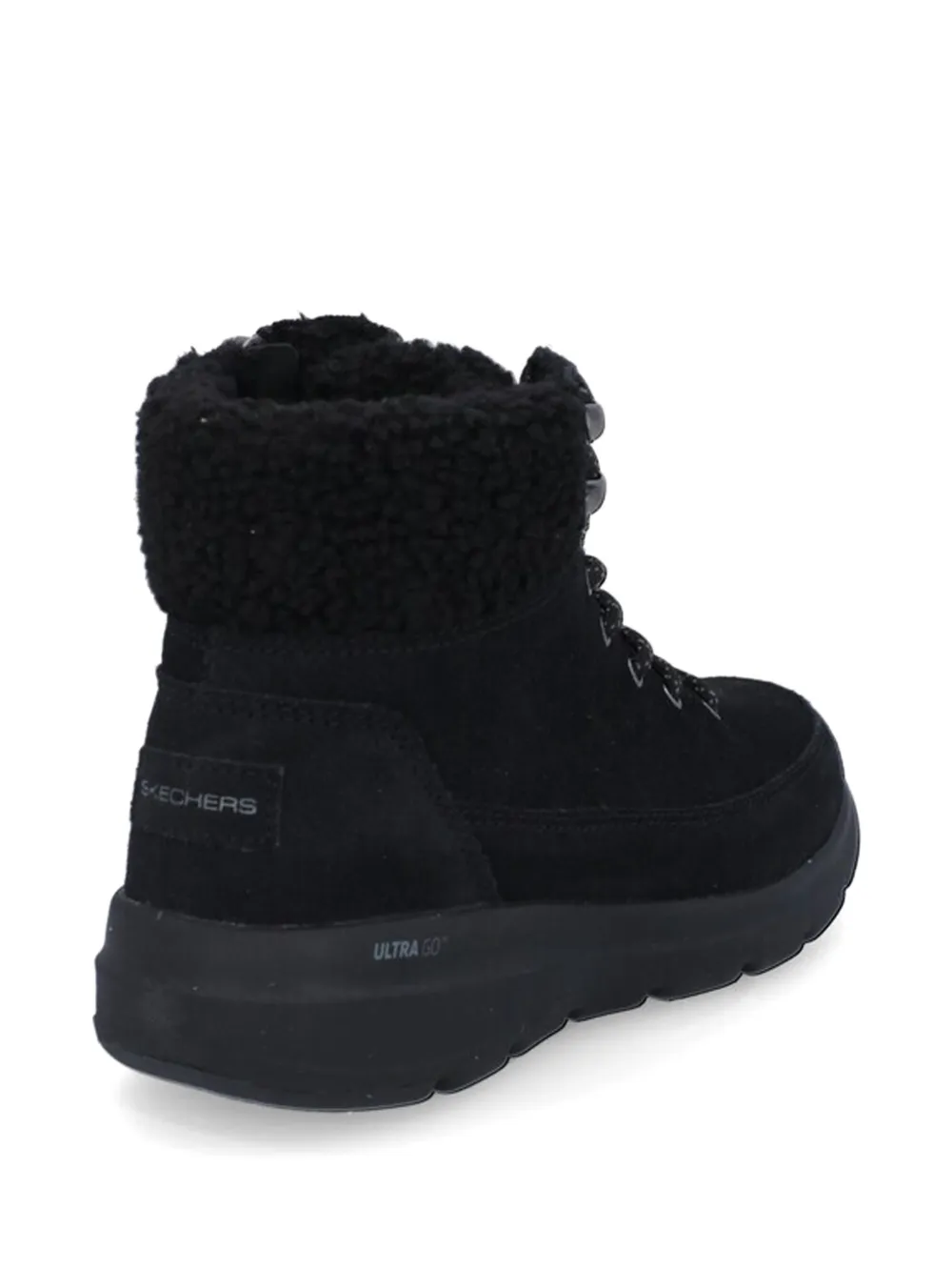 Skechers Veterlaarzen Zwart