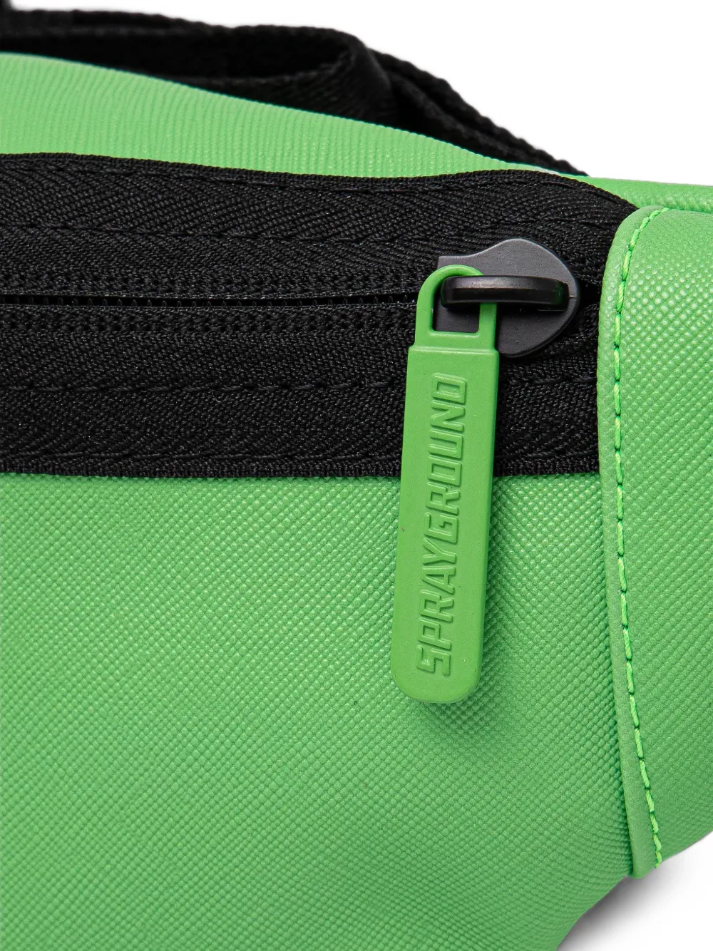 Sprayground Heuptas met ruitpatroon en grafische print Groen