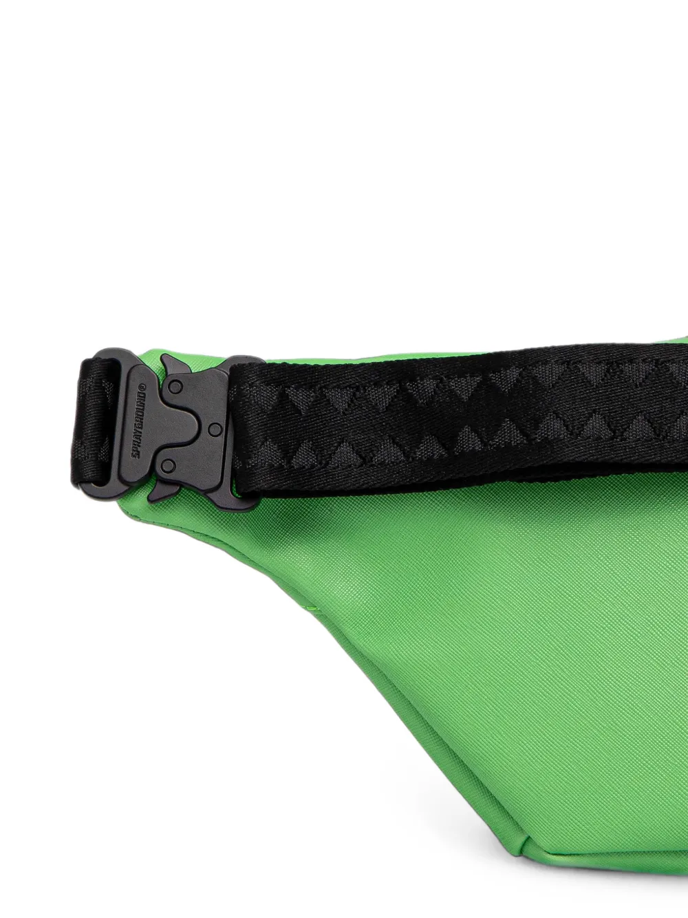 Sprayground Heuptas met ruitpatroon en grafische print Groen