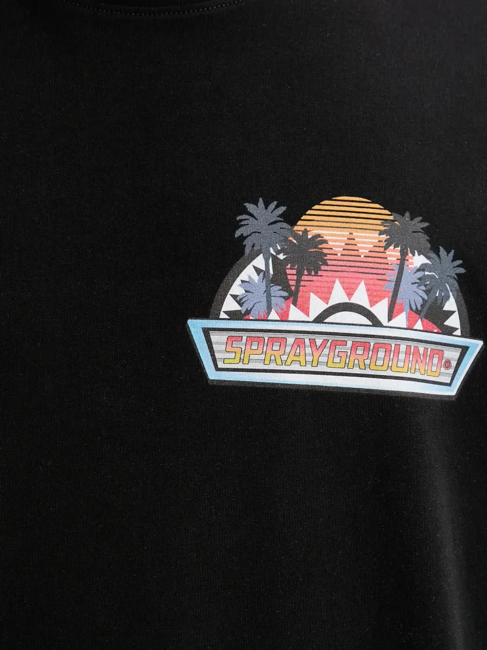 Sprayground Daytona Race Over T-shirt Zwart