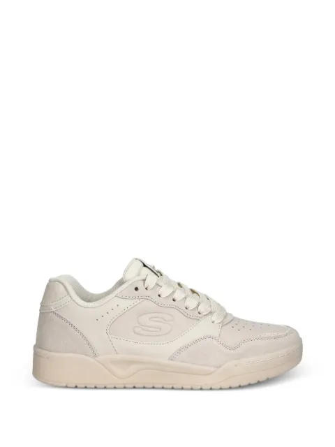 Skechers logo-embossed panelled sneakers