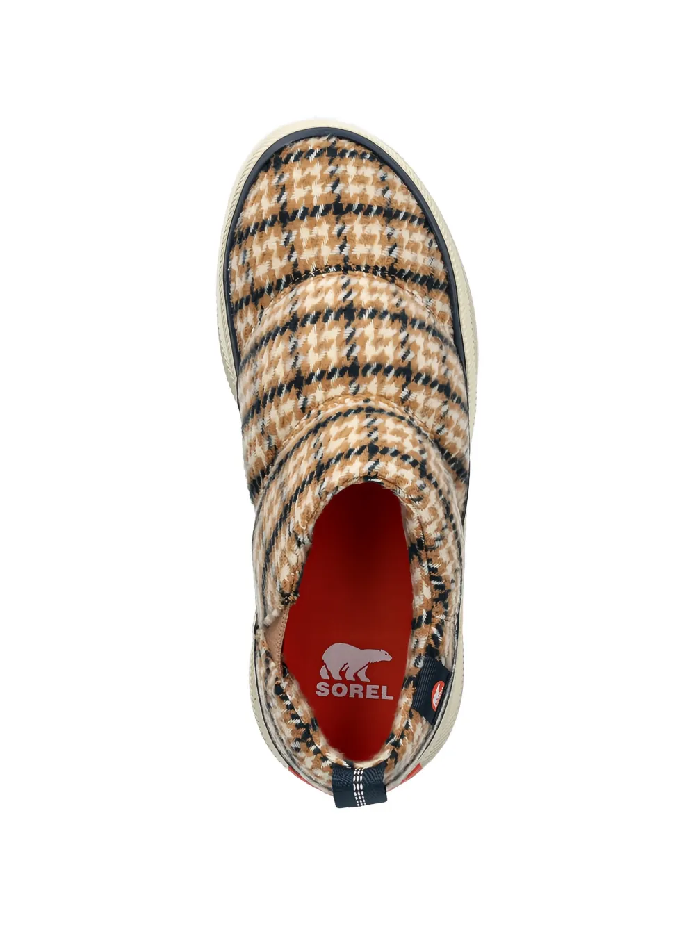 SOREL Slip-on laarzen met pied-de-poule print Beige