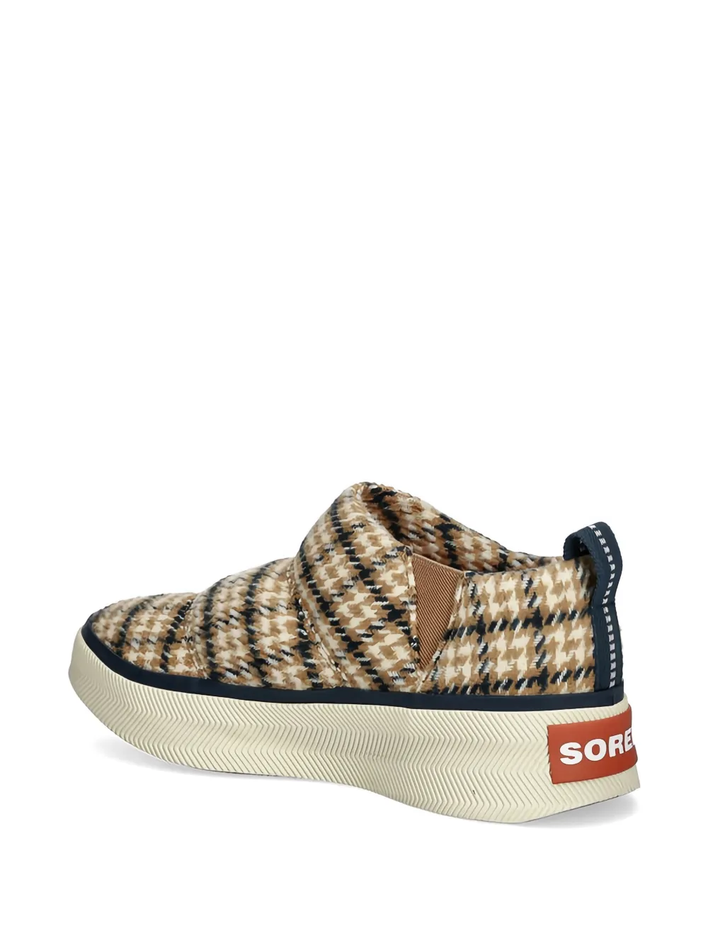 SOREL Slip-on laarzen met pied-de-poule print Beige