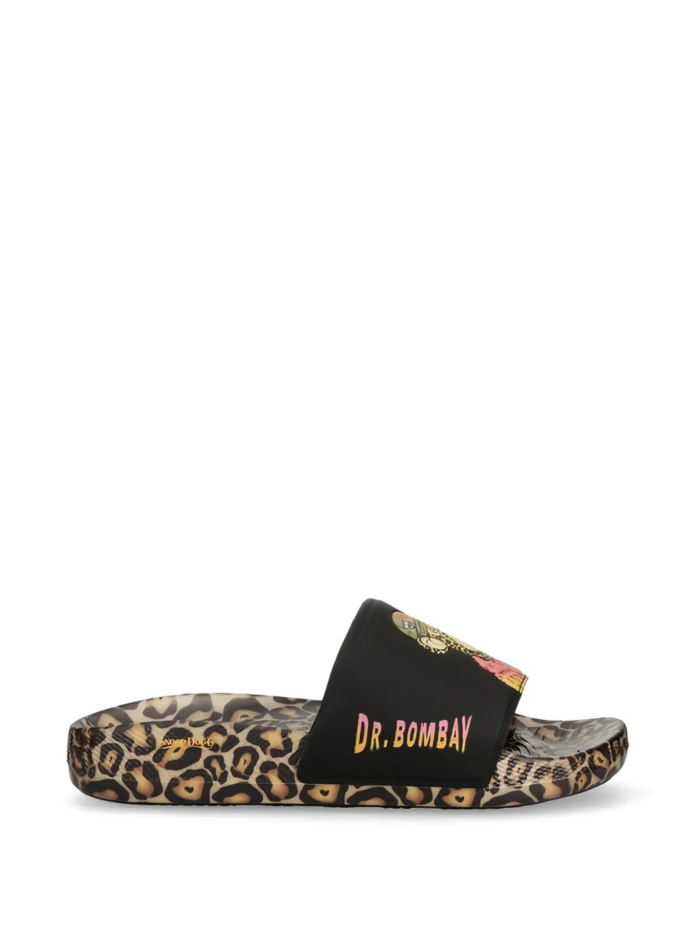 Skechers x Snoop Dogg leopard print slide - Nero