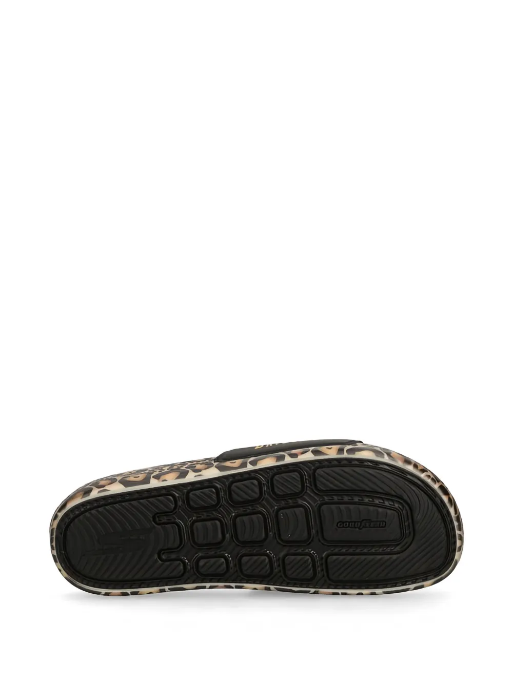 Skechers x Snoop Dogg slippers met luipaard-print Zwart