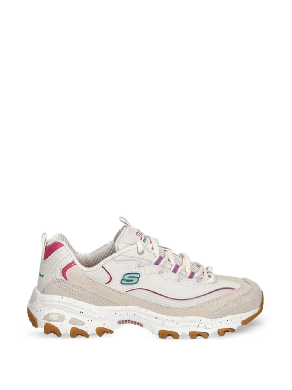 Skechers striped panelled sneakers