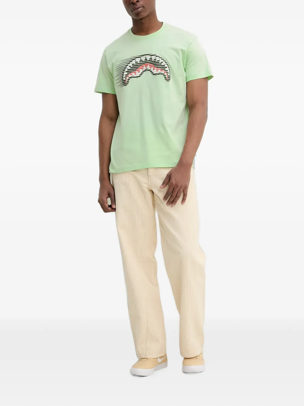 Sprayground Shark Mouth T-shirt met grafische print Groen