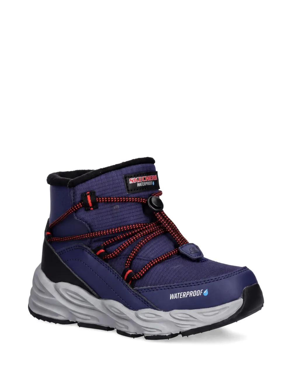Skechers Stivali stringati - Blu
