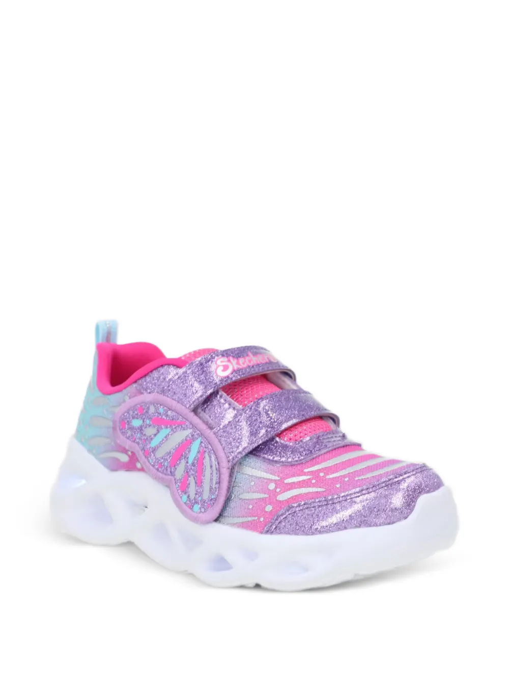 Skechers S-Lights butterfly-motif low-top sneakers - Viola