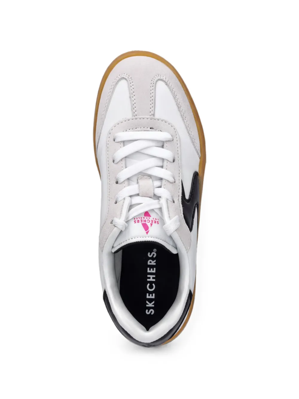 Skechers Zinger Lift Homecoming Star sneakers met vlakken Wit